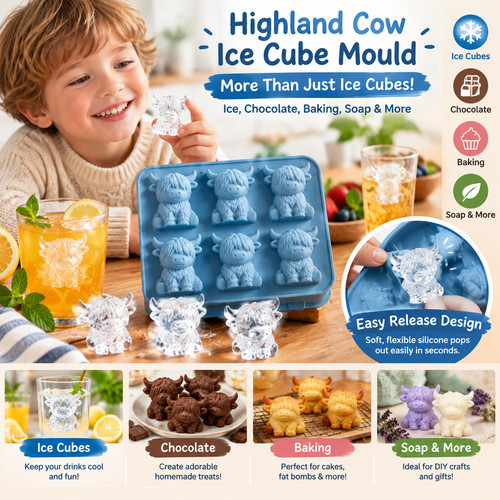 Highland cow ice - ice, mould