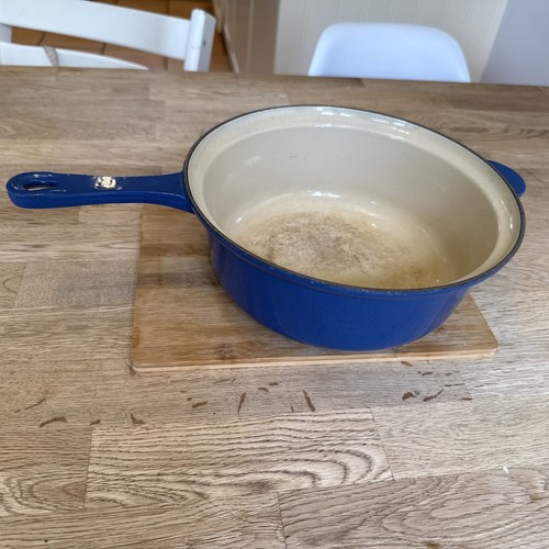Creuset blue enamel 26cm - le,