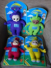 Golden Bear Teletubbies Ragdoll Productions 1996 circa 14" plush set of four