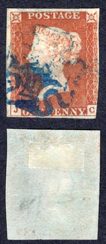 1841 penny red - penny, (jc)