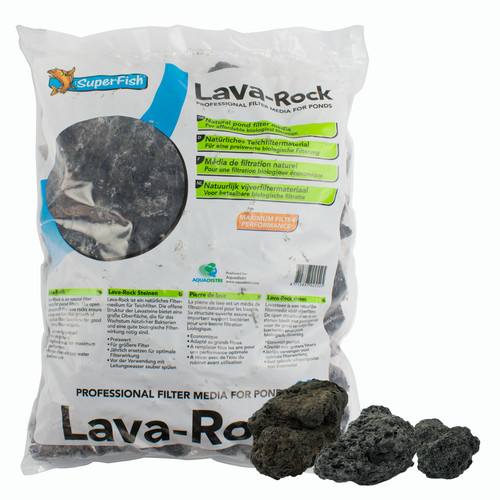 Superfish lava rock filter - rock,