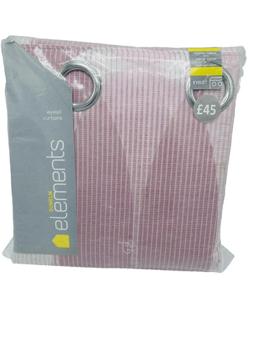 Dunelm pink eyelet curtains - dunelm,