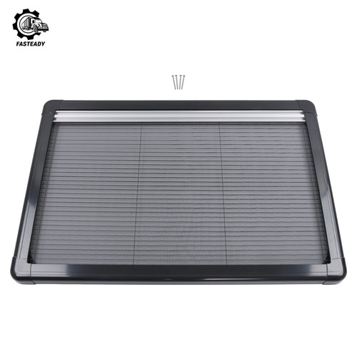 Black motorhome blind - black,