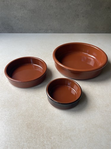 Cermer glazed terracotta tapas - terracotta,