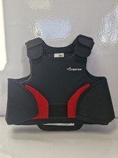 Fouganza Horse riding body protector safety vest black size 8/10 years