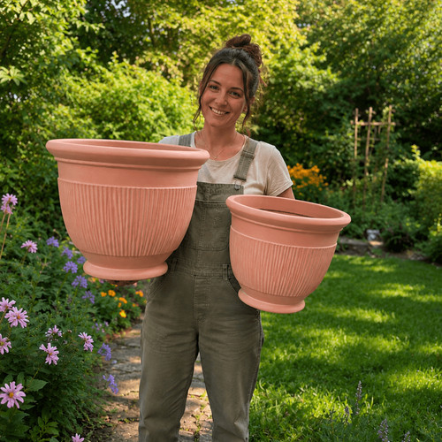 Terracotta effect outdoor - terracotta,