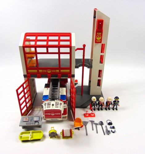 Playmobil 5361 fire station - station, &