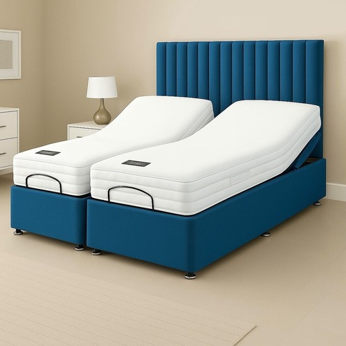 Electric adjustable velvet bed - adjustable,