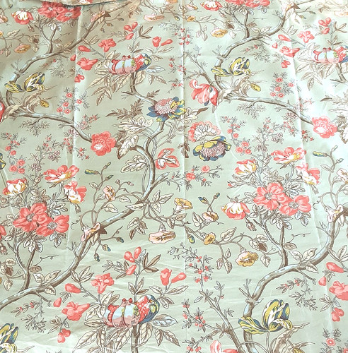 Remnant glazed cotton fabric - cotton,