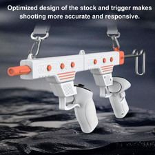 VR Gun Stock VR Game Accessories Controller Grips For Meta Quest 3/Quest 3S
