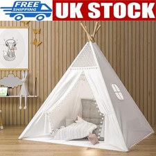 Kid Teepee Tent White 160cm
