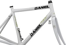 2 x Personalised Bike Name Stickers Vinyl Decals Dream Font Bicycle BMX Custom