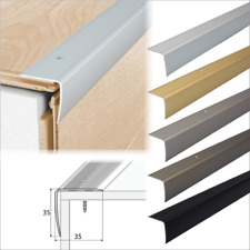 2.7m ALUMINIUM ANTI NON SLIP STAIR EDGE NOSING EDGING STEP TRIM- 35x 35mm