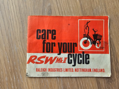 Raleigh rsw mkii - rsw,