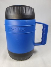 Stanley Flask Heatkeeper 17oz Food Soup Blue Vacuum Handle Thermos With Spoon 