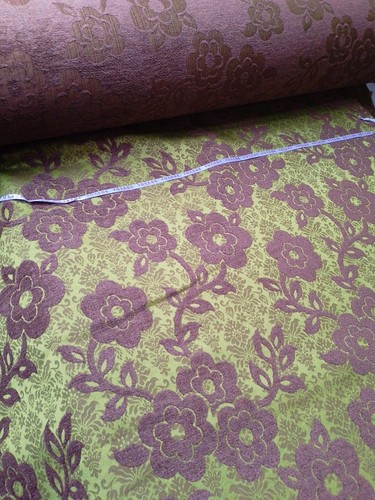Voyage green brown floral - brown,