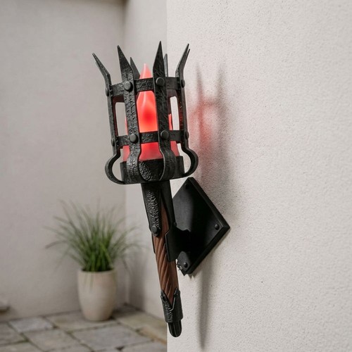 Retro medieval torch wall - wall, lamp