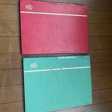 2 x A4 FIL-I-SAFE STAMP STOCK BOOKS WITH STAMPS 