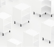 MFC Flat Pack KITCHEN UNITS - BASE - WALL - CABINET - CARCASS - HINGES - DRAWERS