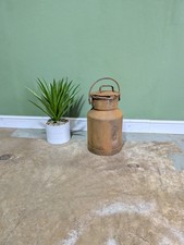 Vintage Milk Churn Rustic Metal Pot Metal Flower Bucket Garden Planter