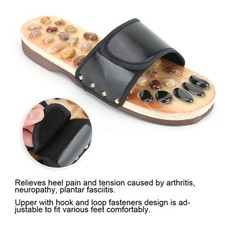 Foot Massage Slippers Pebble Stone Sandal Acupuncture Feet Relax Shoes Health