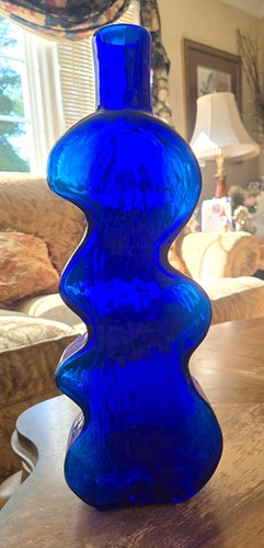 Blenko handmade cobalt blue - blenko,