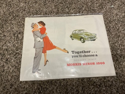 Morris minor 1000 brochure - morris,