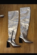 Genuine Leather Topshop silver