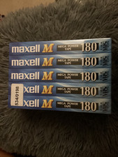 Maxell 180 Blank VHS Video