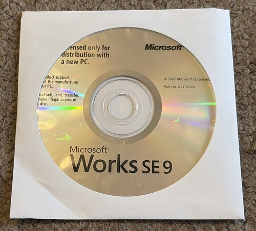 Microsoft works 9 - microsoft,