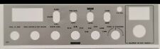 Superstar 3900 cb radio silver faceplate Decal Sticker bezel self adhesive