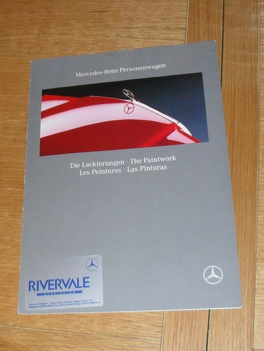 Mercedes colour chart 1990 - 1990,