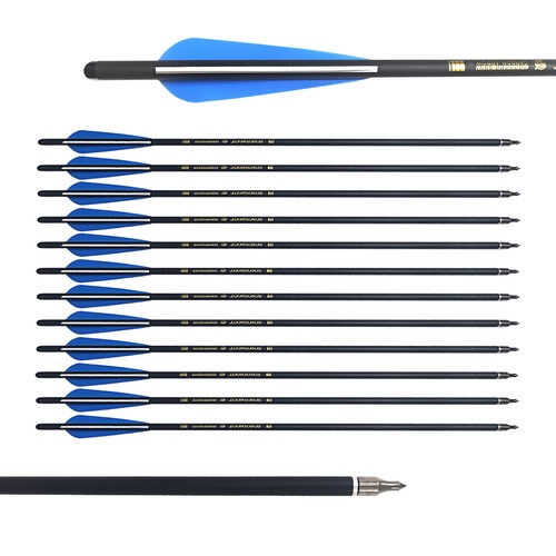 12pcs carbon cross arrows - 12pcs, cross-arrows