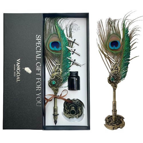 Vangoal peacock feather pen - vangoal,