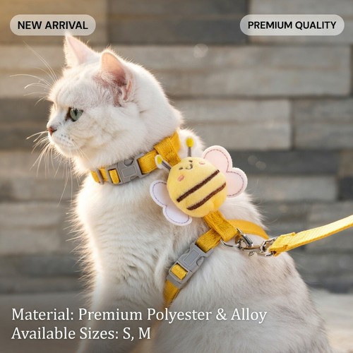 Adjustable cat harness and - adjustable,