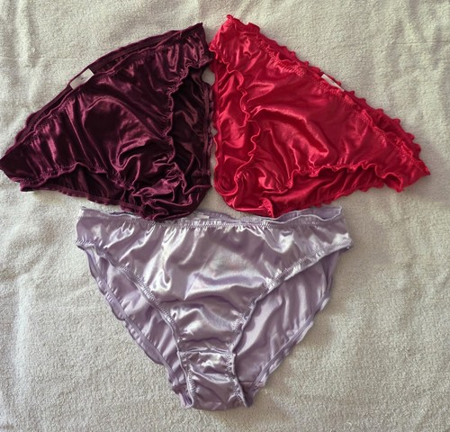 Satin ruffle frilly knickers - 3,