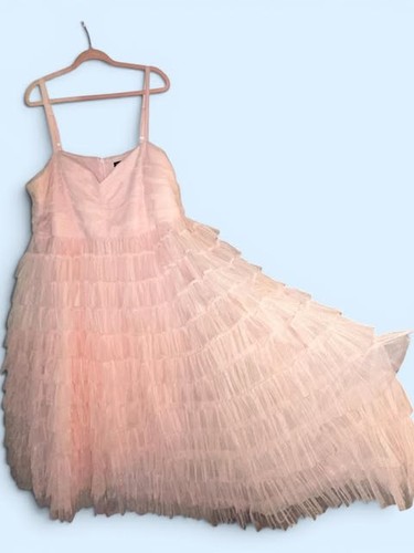 Torrid pink tulle prom - tulle,