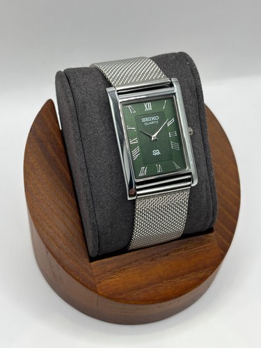 Vintage seiko tank green - sq,