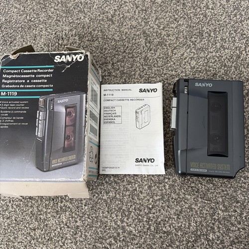 Sanyo dictaphone cassette - dictaphone,