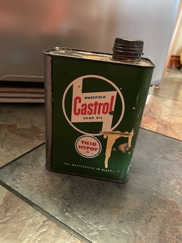 Old castrol oil can - castrol,