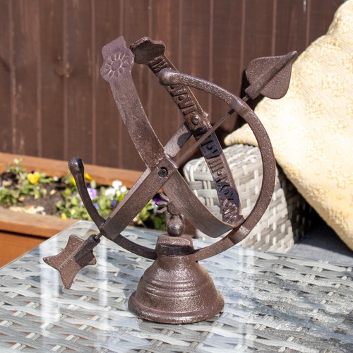 Cast iron armillary sphere - iron,