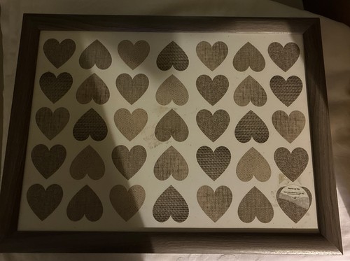 Grey hearts lap - lap, tray