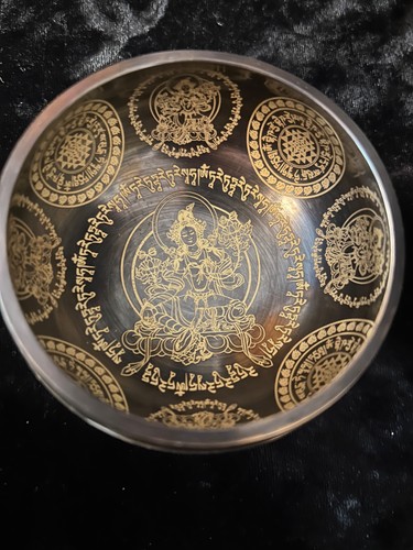 Green tara etched tibetan - green,