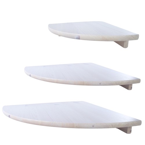White wooden corner - wooden,