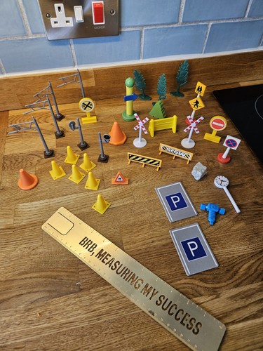 Toy road signs - road, bundle