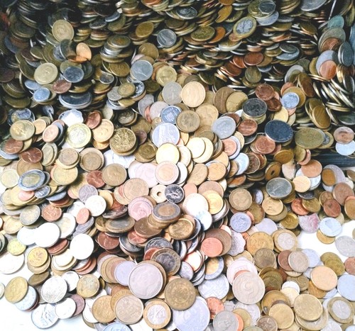 Coins bundle 1kg mixed - coins,