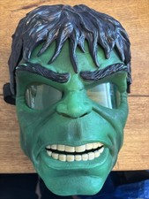 Hulk Light Up Mask  Marvel Mattel 2008 Works Adjustable  From Child  To Adult