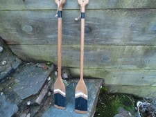 2 X Boat Paddles Oars Wooden