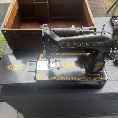 Singer vintage sewing - sewing, machine