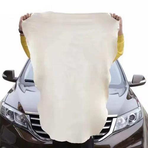 Natural chamois large leather - natural,